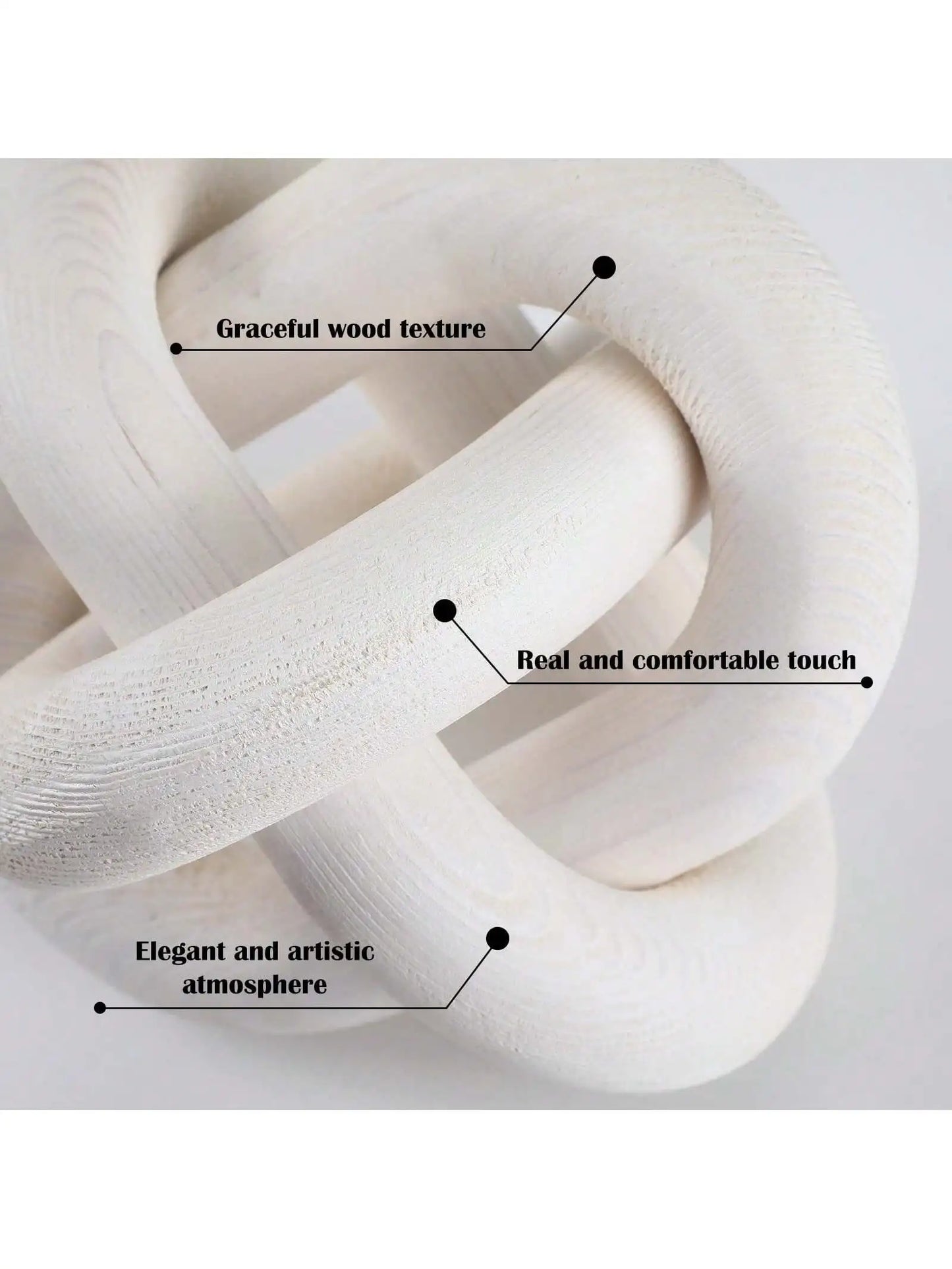 Hand-Carved Coffee Table Decor - Boho Modern Accent