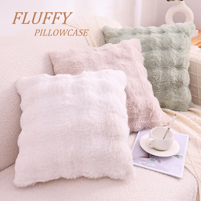 Faux Fur Cushion Covers - Soft & Stylish for Home Decor