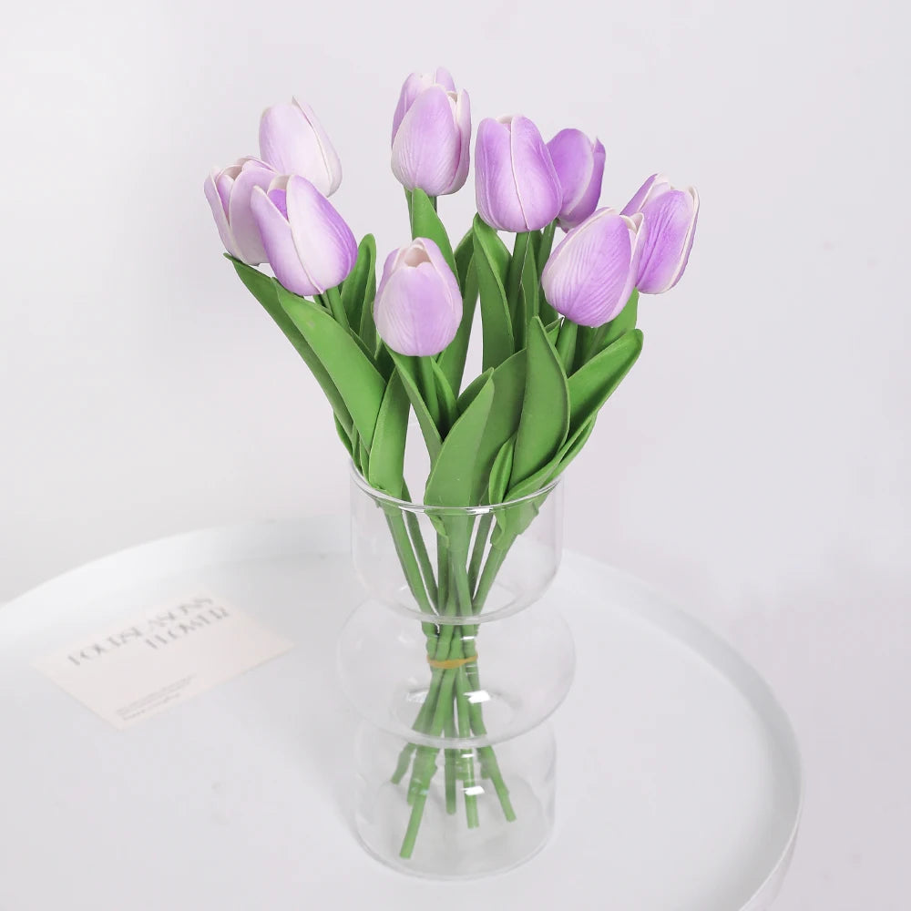 Lifelike Tulip Bouquet - Perfect for Any Occasion