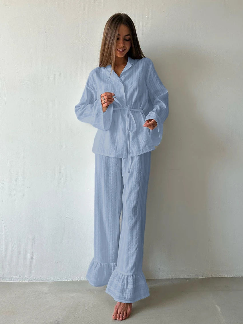Cozy Women’s 2-Piece Nightgown Set for Relaxation