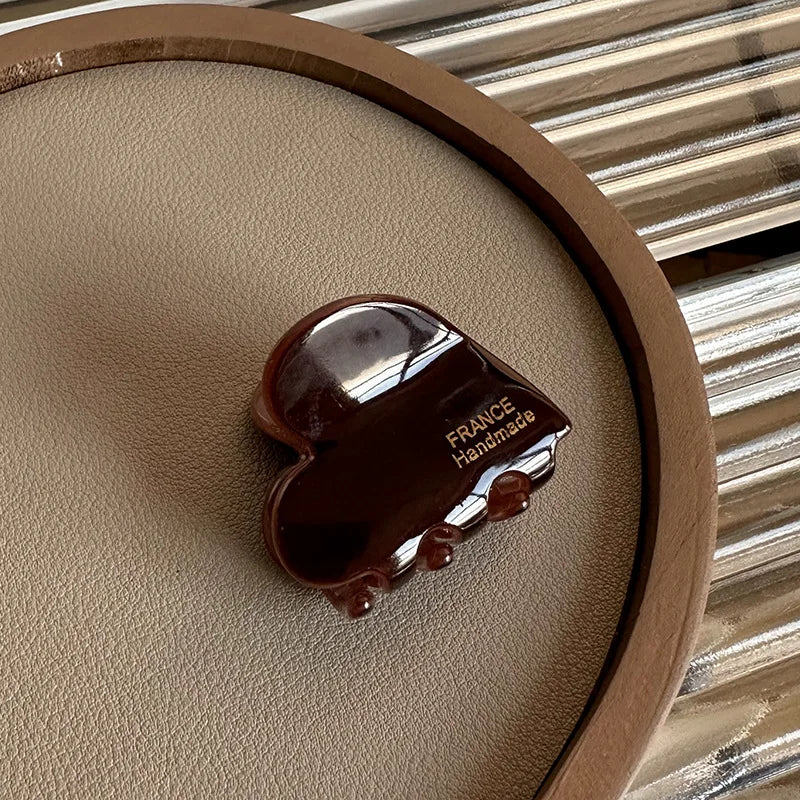 Heart Shaped Hair Claw - Effortless Style for Any Occasion