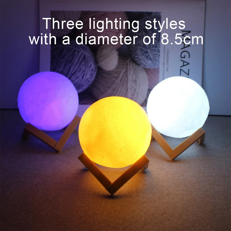 Moon Lamp - Enchanting LED Night Light for Any Room