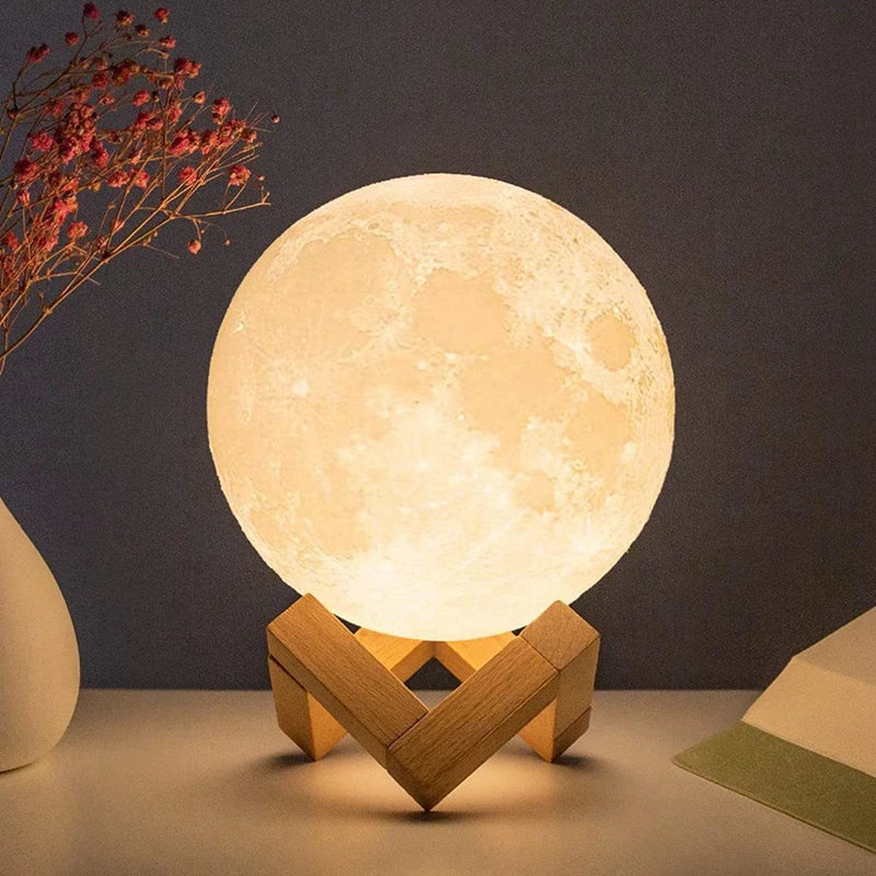 Moon Lamp - Enchanting LED Night Light for Any Room