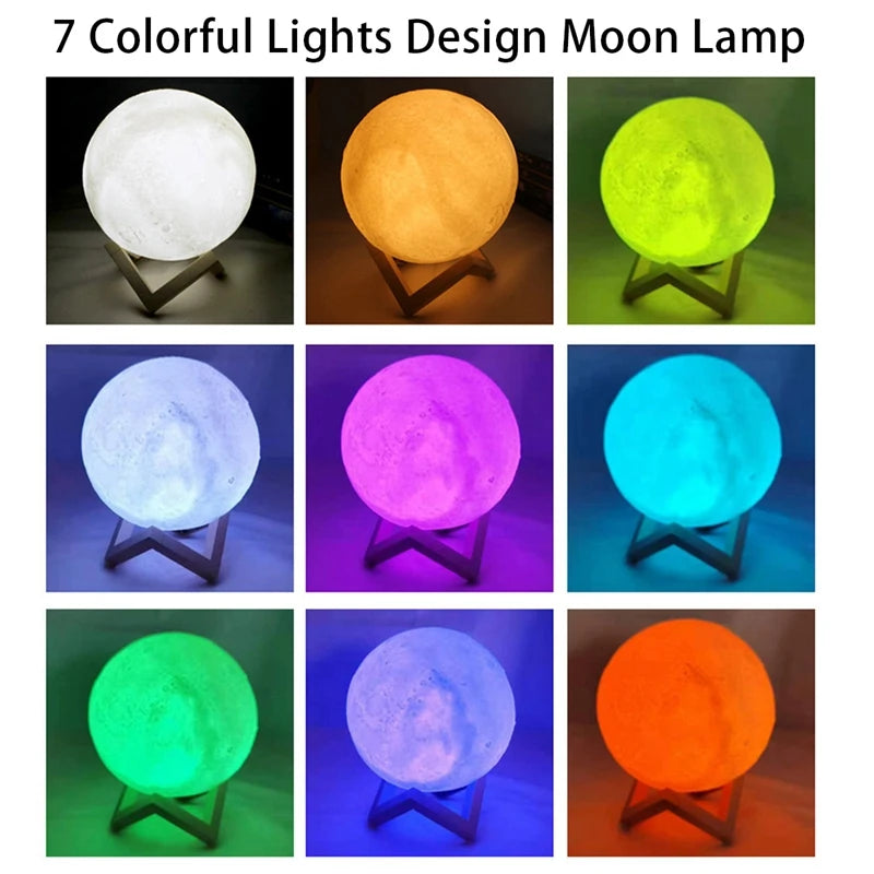 Moon Lamp - Enchanting LED Night Light for Any Room