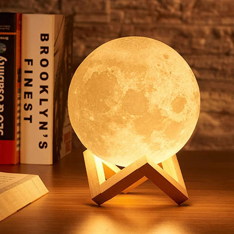 Moon Lamp - Enchanting LED Night Light for Any Room