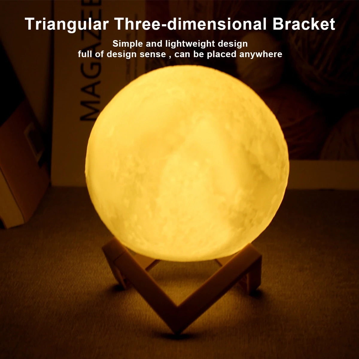 Moon Lamp - Enchanting LED Night Light for Any Room