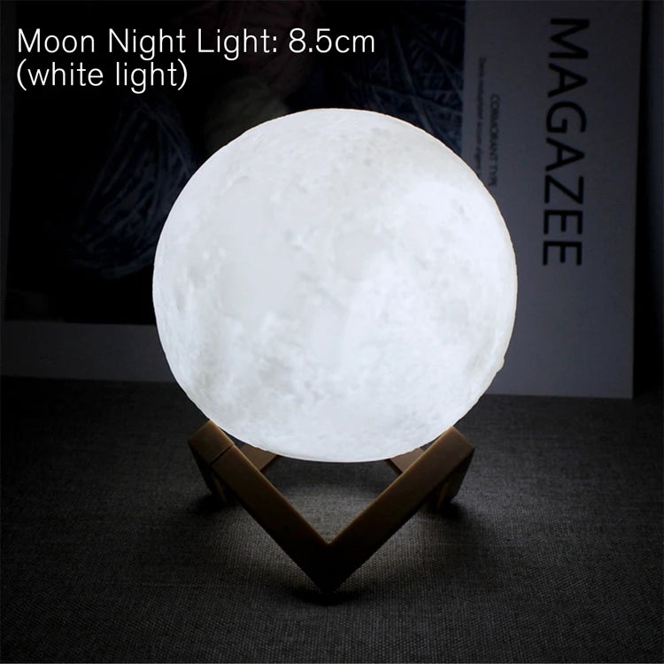 Moon Lamp - Enchanting LED Night Light for Any Room
