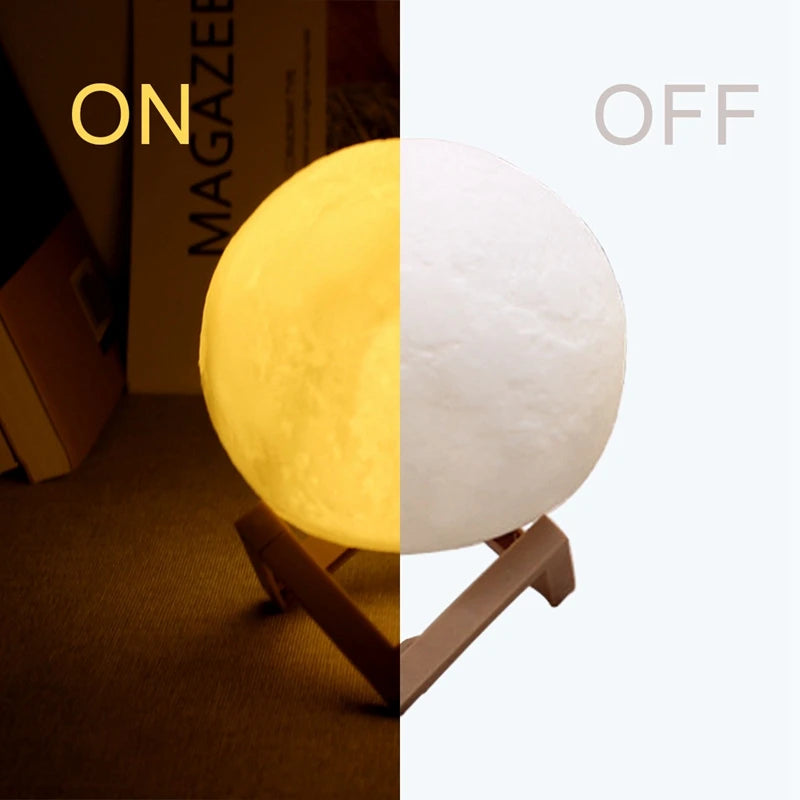 Moon Lamp - Enchanting LED Night Light for Any Room