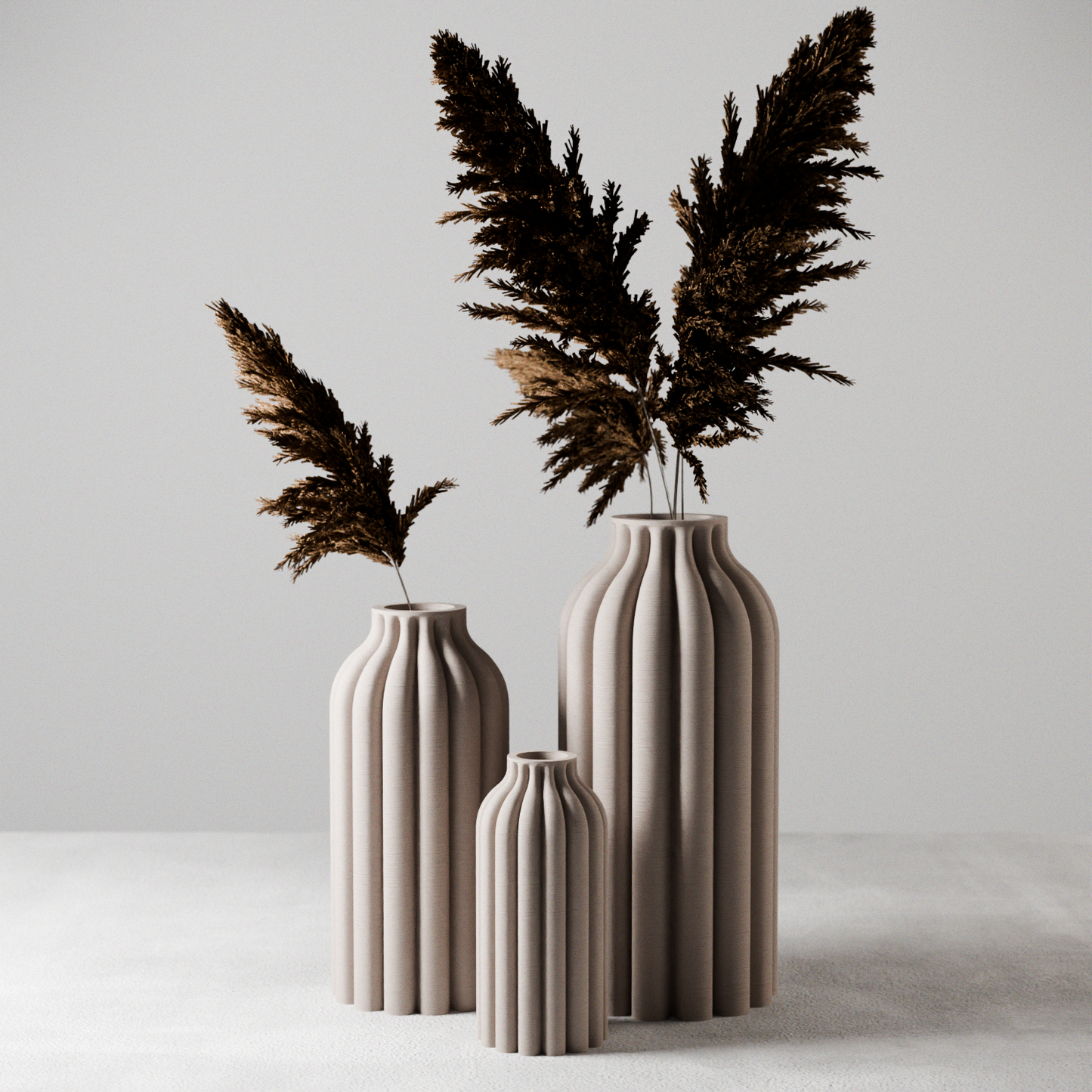 Elegant Pillar Vase - Timeless Design for Any Space
