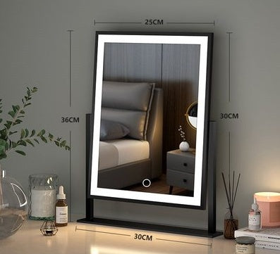 Illuminated Makeup Mirror with Adjustable Lighting