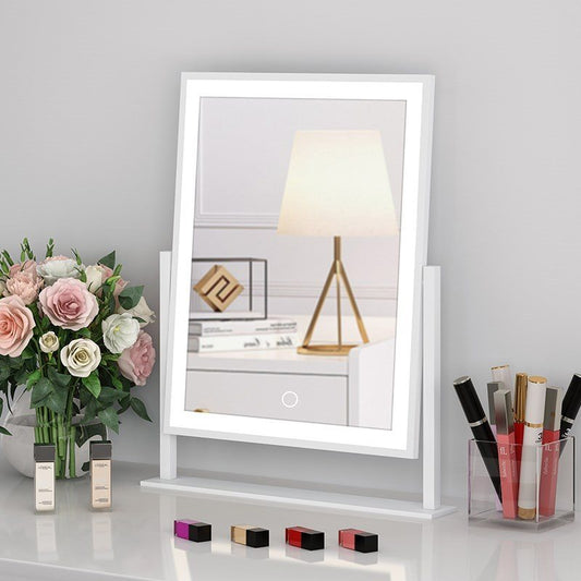 Illuminated Makeup Mirror with Adjustable Lighting
