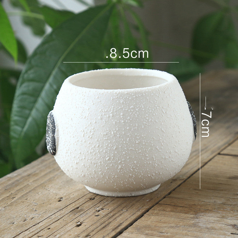 Ceramic Flower Pot - Breathable & Stylish Design