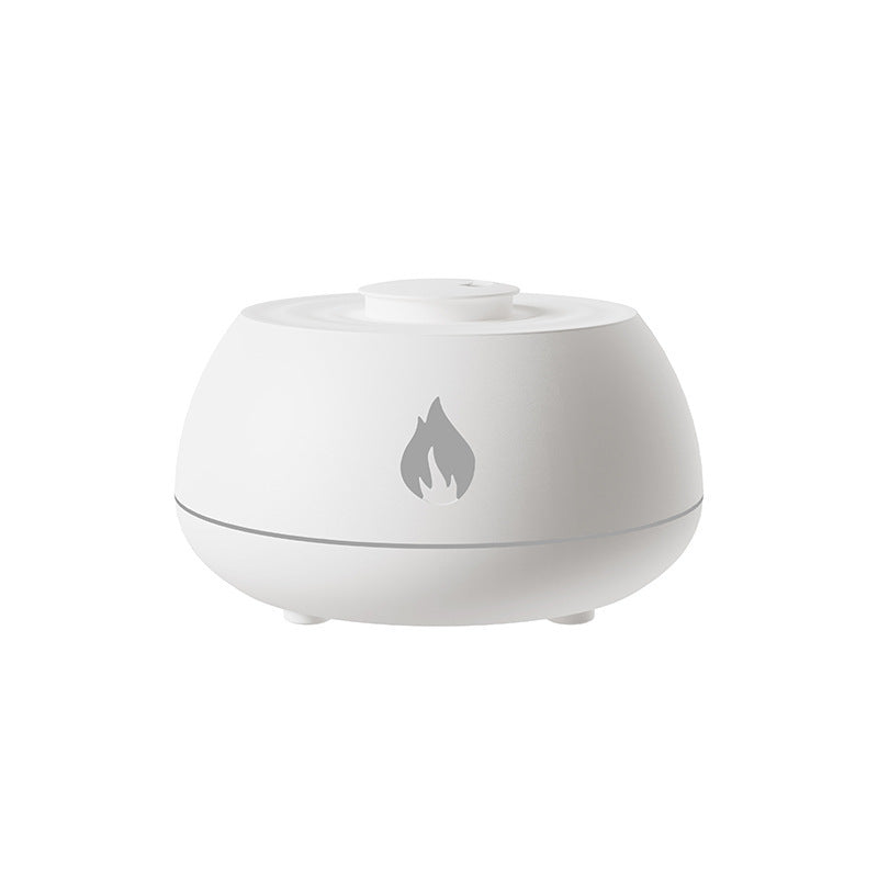 Flame Humidifier & Aromatherapy Diffuser - 7 Color Light