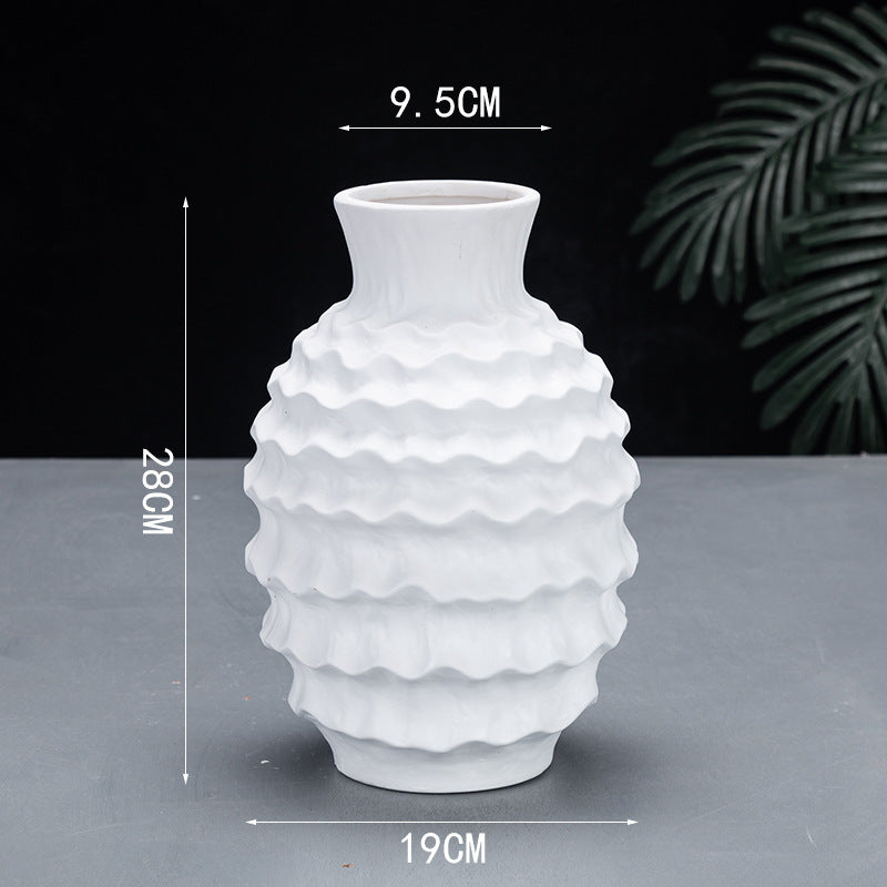 Abstract Ceramic Vase - Modern Home Decor