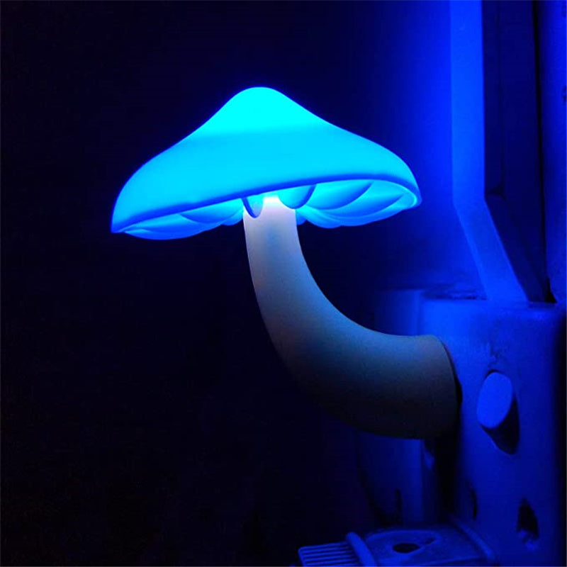 Mushroom Night Light - Automatic Warm White Glow