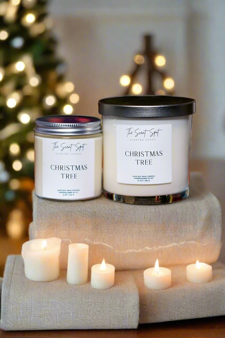 Christmas Tree Candle - Invigorating Holiday Aroma