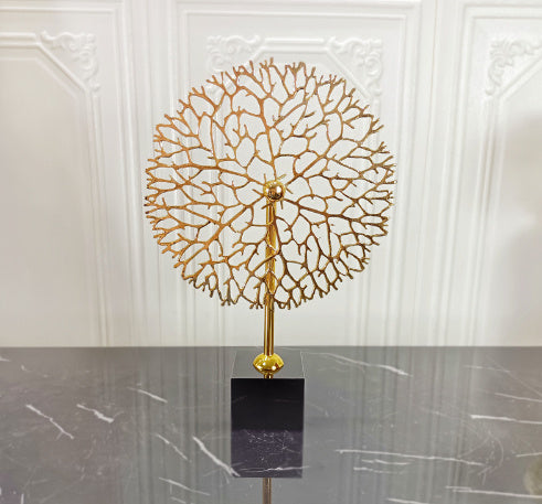 Elegant Metal Coral Tree Decor for Living Spaces