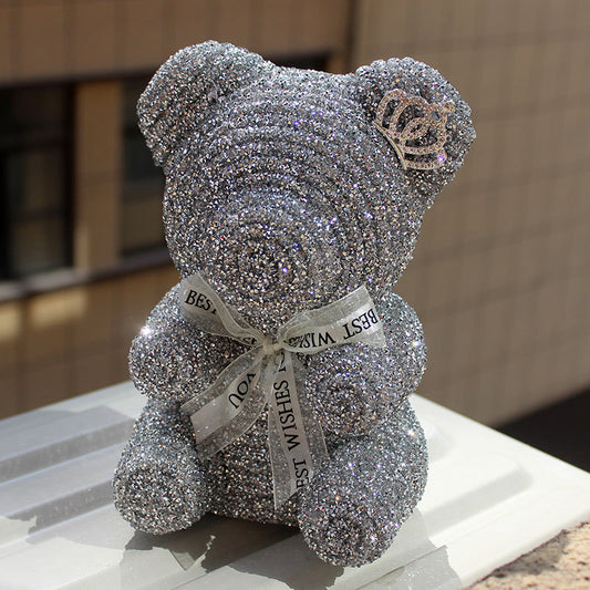 Crystal Diamond Bear - Unique Birthday Gift