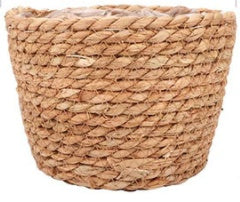 Storage Basket Plant Flower Pot Straw Seaweed Weaving Mechanism Amazon Size Plant Basket Interior Decorative Flower Pot