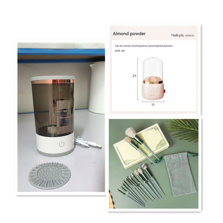 Electric Makeup Brush Cleaner - Effortless Hygiene