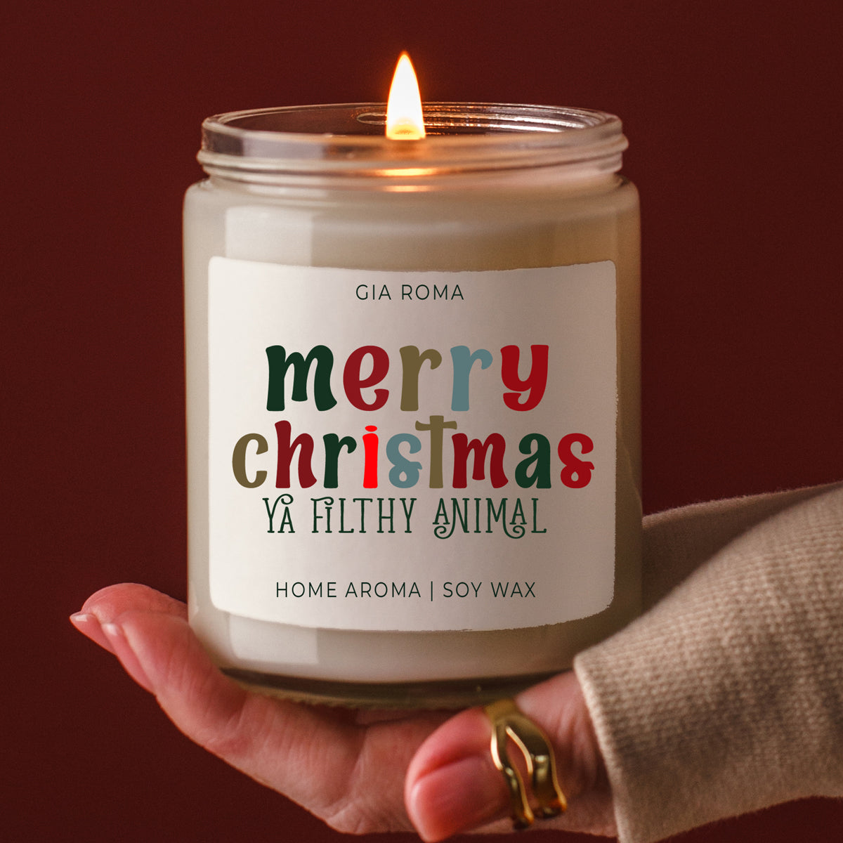 Holiday Candle - Evokes Warmth & Relaxation