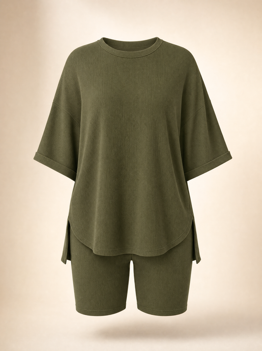 lux-ai-daily-20260601-02 | product-only | full-size-half-sleeve-t-shirt-and-shorts-set-plus-size | Full Size Half Sleeve T-Shirt and Shorts Set Plus Size