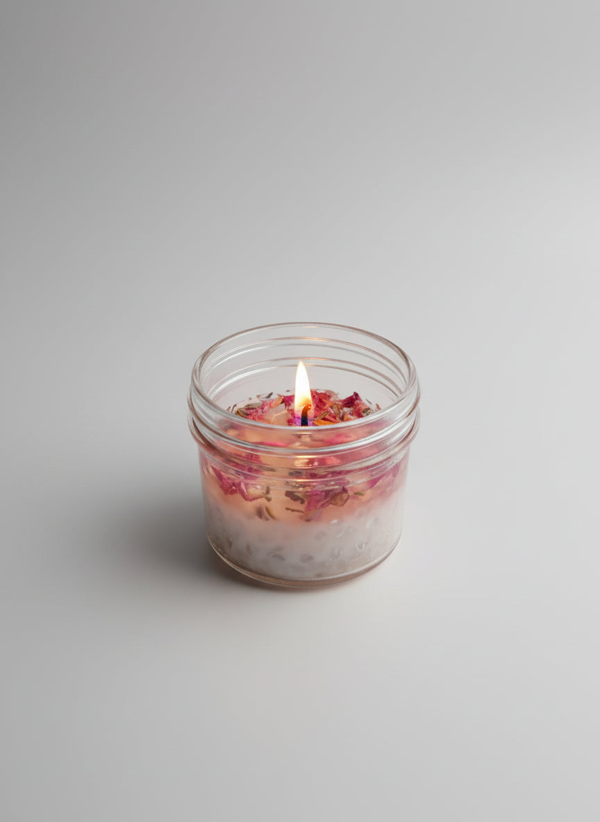 Sweet Lavender Rose Candle
