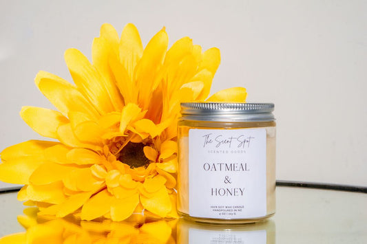 Oatmeal & Honey Candle - Comforting Aroma for Relaxation