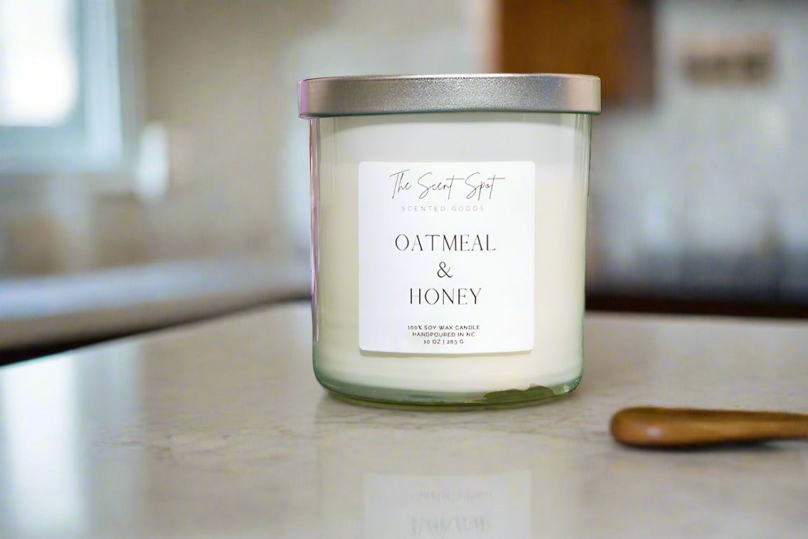 Oatmeal & Honey Candle - Comforting Aroma for Relaxation