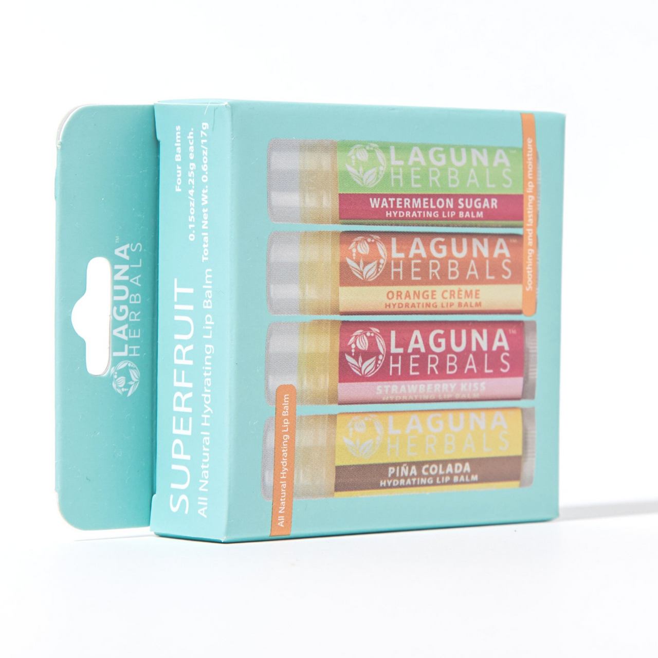 Organic Superfruit Lip Balm - Hydrating 4-Pack